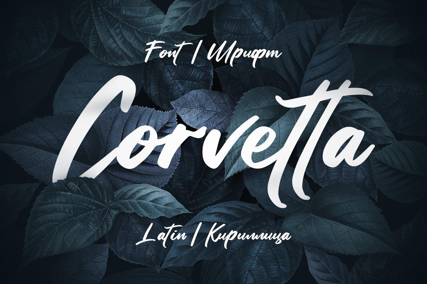 Шрифт Corvetta Cyrillic