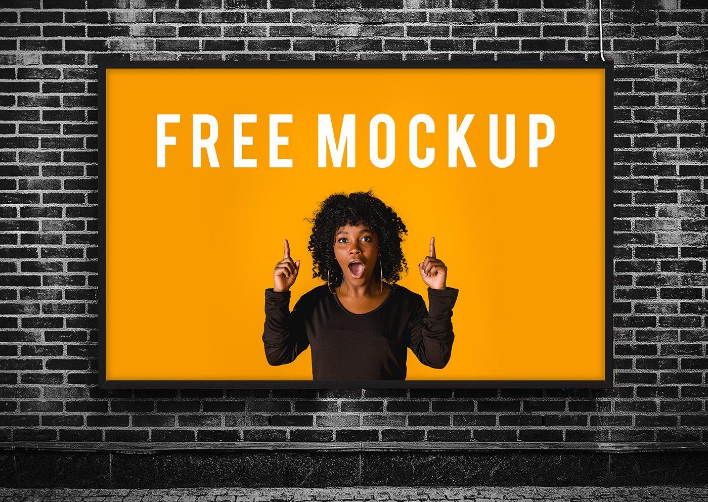 FREE PSD Poster Mockup