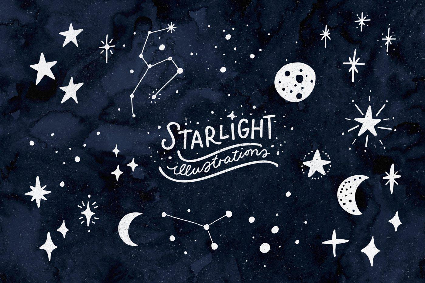 28 FREE STARLIGHT ILLUSTRATIONS