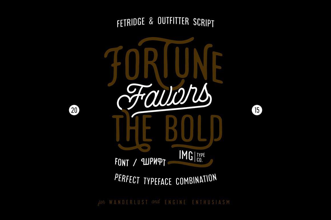 Шрифт Fetridge Outfitter Script Cyrillic