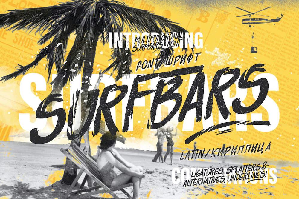 Шрифт Surfbars Cyrillic