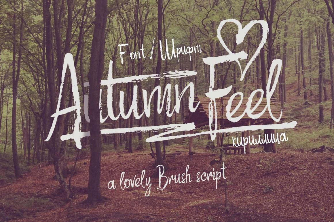 Шрифт Autumn Feel Cyrillic