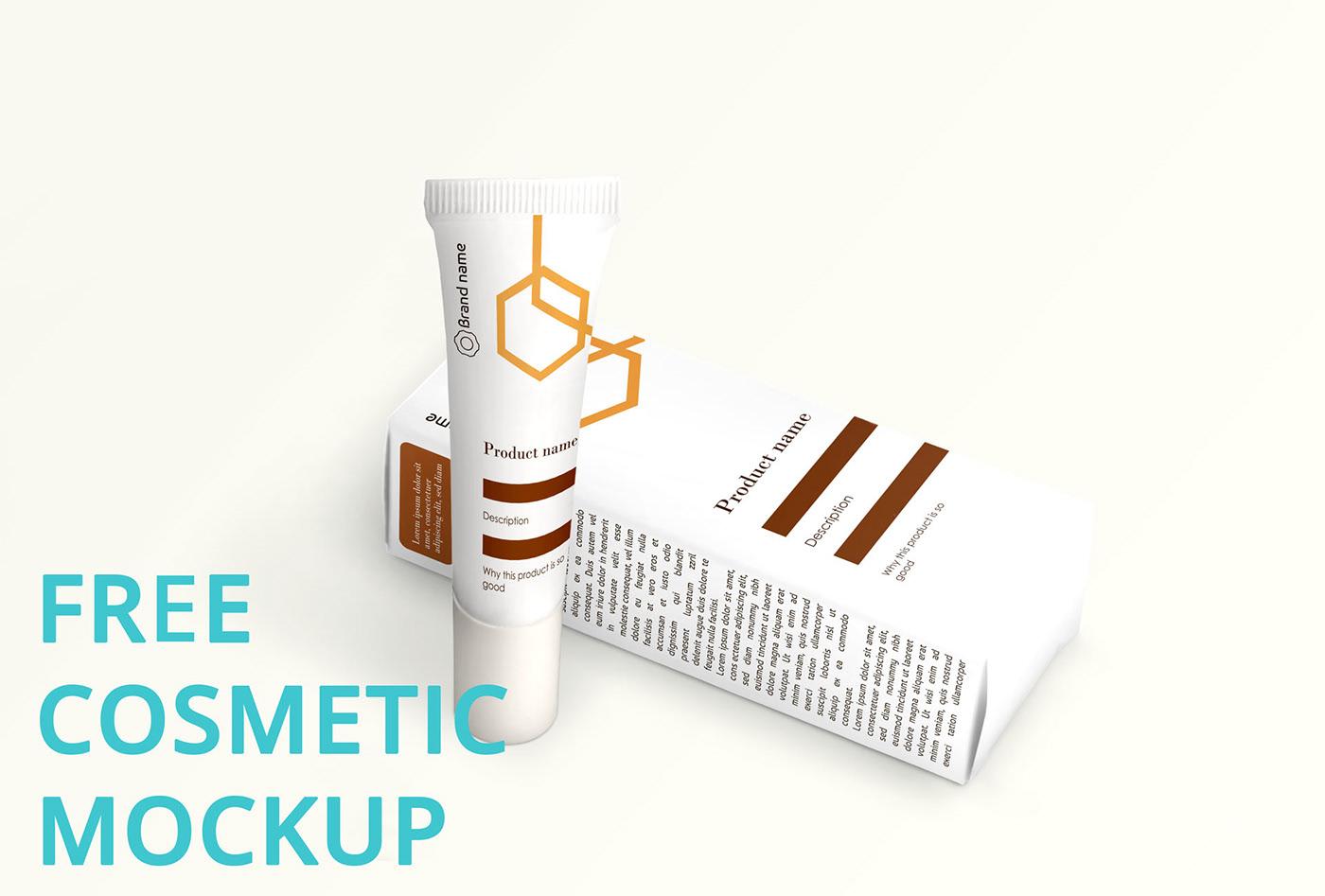 Free Cosmetic Mockup (v1) PSD