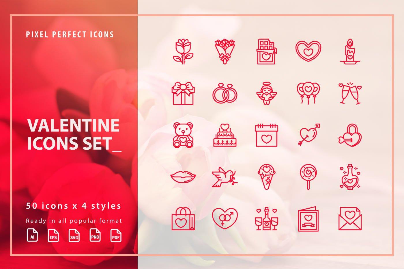 Free Valentine Icon Set