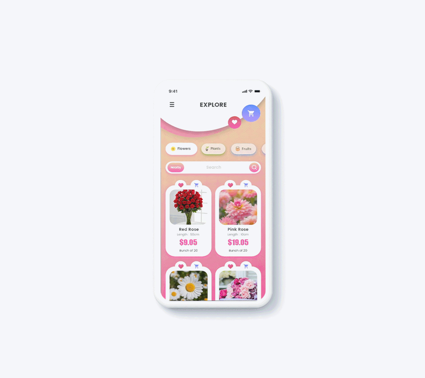 Free Shopping APP Design by Adobe XD