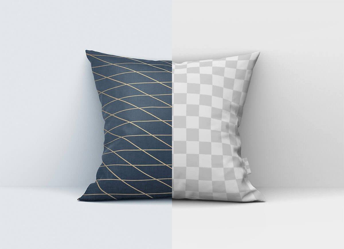 Free Square Pillow Mockup